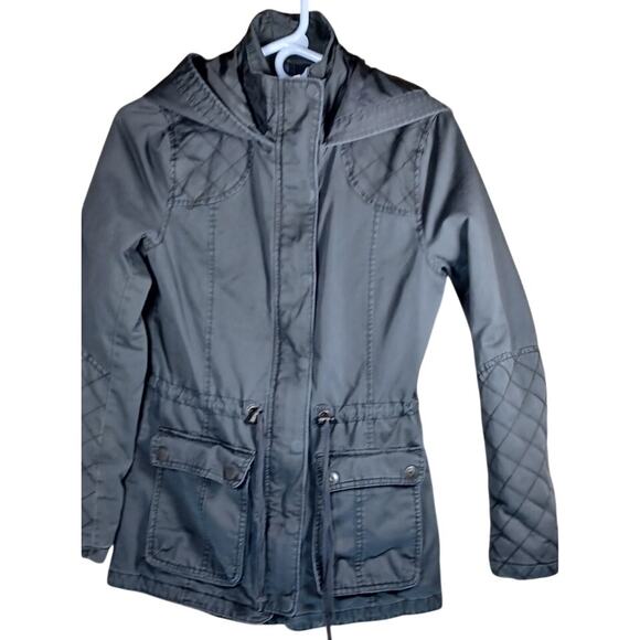 Prince & Fox Jackets & Blazers - Prince & Fox Aeropostale Women's Sage Green Hooded Military Jacket Size Small